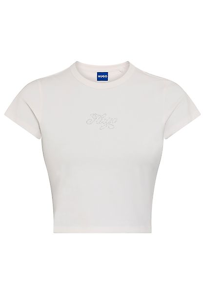 HUGO Blue T-Shirt "Dome", Cropped Fit, mit Logoschriftzug günstig online kaufen