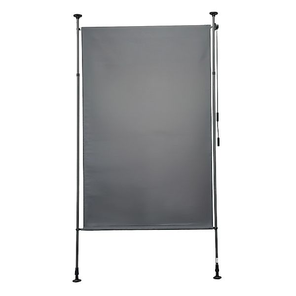 Garden Pleasure Klemm-Sichtschutz 150 cm × 270 cm Anthrazit günstig online kaufen