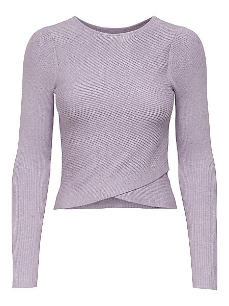 ONLY Wickel- Pullover Damen Violett günstig online kaufen