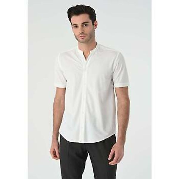 Antioch  Kurzarm Hemdbluse Natale Regular Fit Mandarin Collar Shirt günstig online kaufen