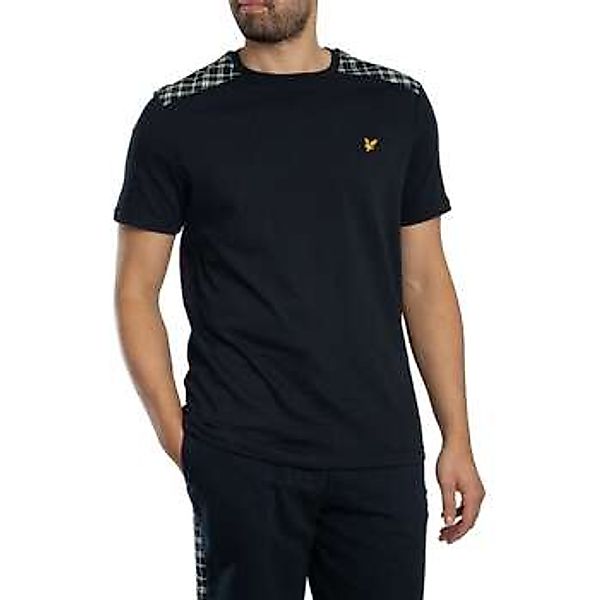 Lyle & Scott  T-Shirt Kariertes T-Shirt mit Einsätzen günstig online kaufen