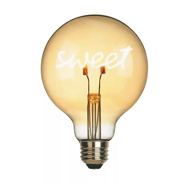 LED Leuchtmittel Sweet E27 Globe - G95 in Transparent 1,5W 70lm günstig online kaufen