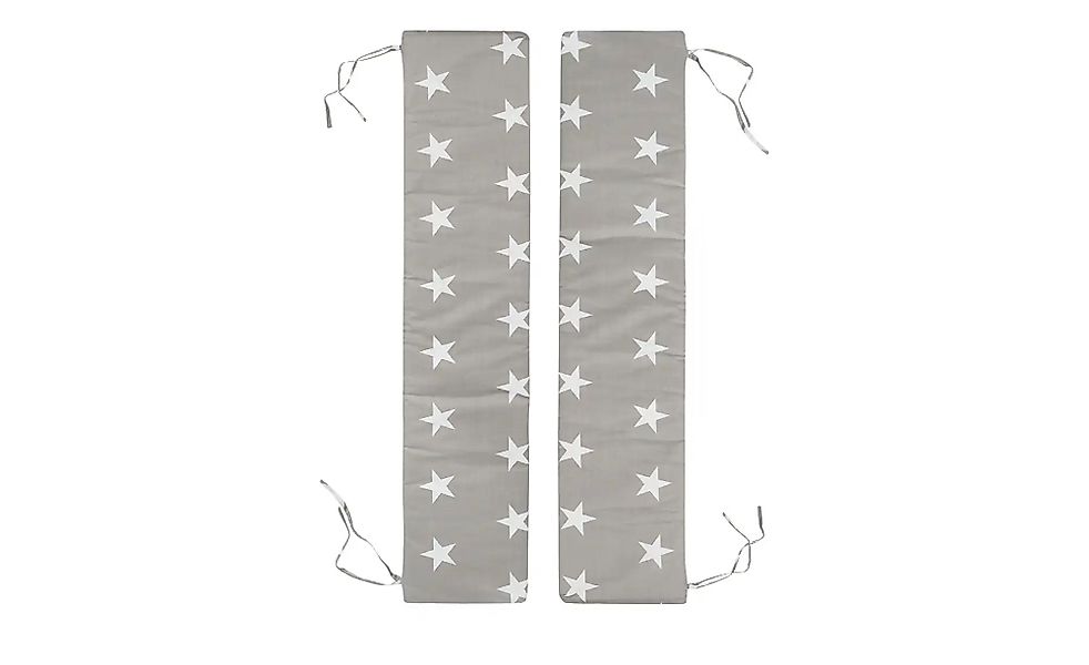 Roba Kissenset  2er Set  Little Stars ¦ grau ¦ Maße (cm): B: 89 H: 2 T: 18. günstig online kaufen