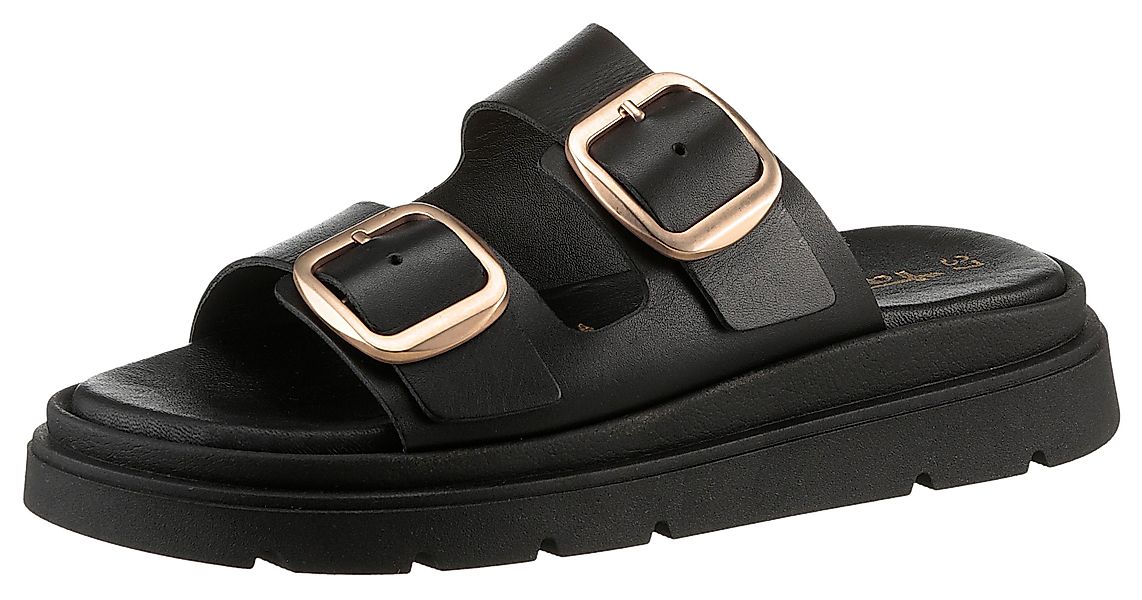 Tamaris Stiefel, Blockabsatz, Langschaftstiefel mit Touch günstig online kaufen