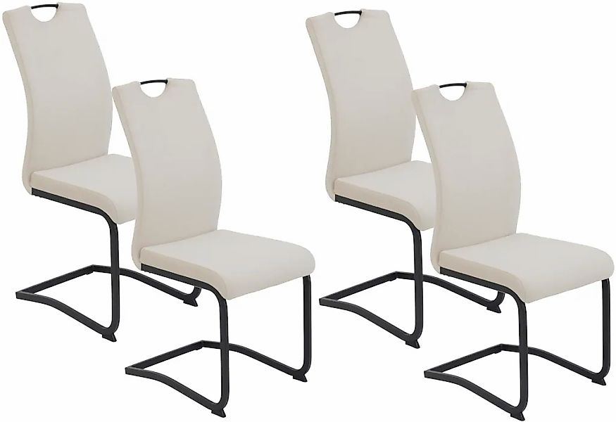HELA Freischwinger "RIGA II", (Set), 4 St., Samt-Cord, Freischwinger,Vierka günstig online kaufen