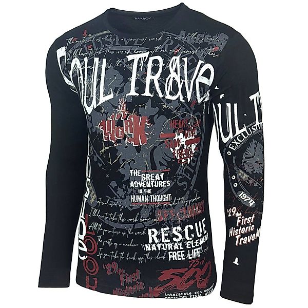 Baxboy Longshirt Herren Longsleeve T-Shirt Moderner günstig online kaufen