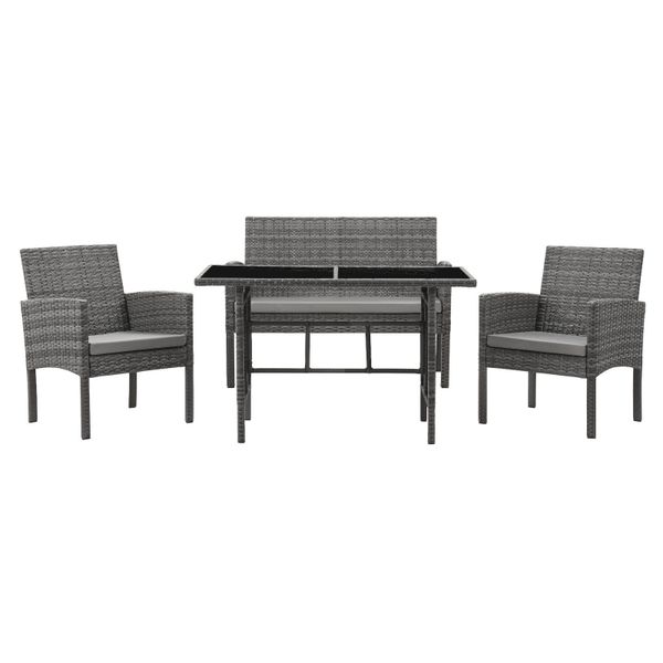 SVITA Gartenlounge-Set BROOKLYN XL, (Set, Essgruppe), günstig online kaufen
