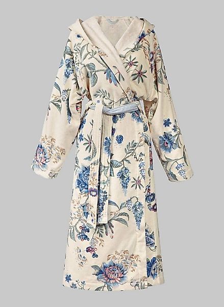 PiP Studio Bademantel Pip Studio, Bademantel, Secret Garden, Weiß-Blau, XXL günstig online kaufen