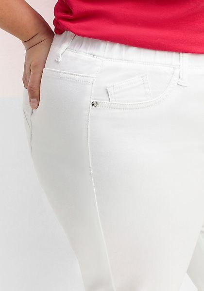 Sheego Jerseyhose Schlupfhose Innenbeinlänge ca. 81 günstig online kaufen