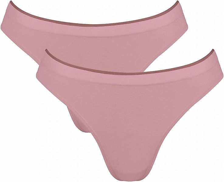 sloggi Tanga "GO Sense" 2er Pack, Modalmix, nahtlos, flacher Saum, elastisc günstig online kaufen