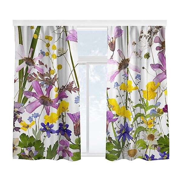 Bilderdepot24 Vorhang Gardine Blumen Natur Modern günstig online kaufen