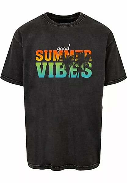 Merchcode T-Shirt Merchcode Herren Good Summer Vibes Acid Washed Oversize T günstig online kaufen
