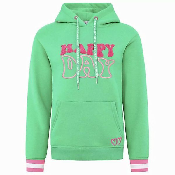 Zwillingsherz Kapuzensweatshirt BW „Happy Days“ günstig online kaufen