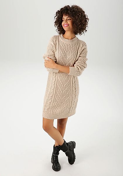 Aniston CASUAL Strickkleid im trendigen Muster-Mix günstig online kaufen