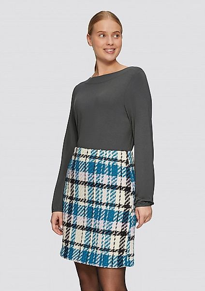 s.Oliver Langarmshirt T-Shirt Langarmshirt mit U-Boot-Ausschnitt im O-Shape günstig online kaufen