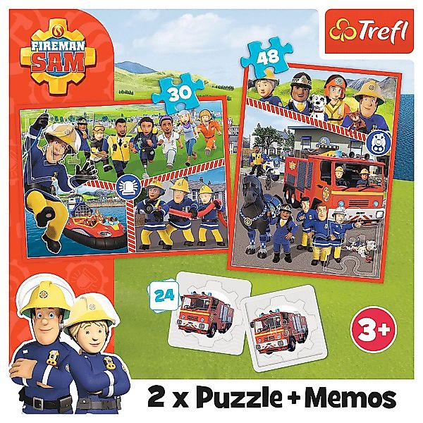 Feuerwehrmann Sam Puzzle Set für Kinder günstig online kaufen