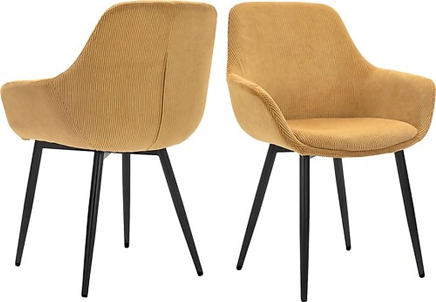 SalesFever Armlehnstuhl »Komfortabler Esszimmerstuhl im zeitlosen Design« ( günstig online kaufen