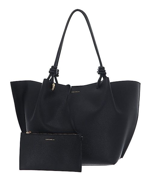 COCCINELLE Schultertasche Handbag Grained Leather (Set, 2-tlg), aus echtem günstig online kaufen