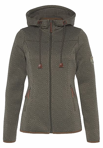 LASCANA ACTIVE Fleecejacke, mit Kapuze, Trekkingjacke mit Kapuze günstig online kaufen