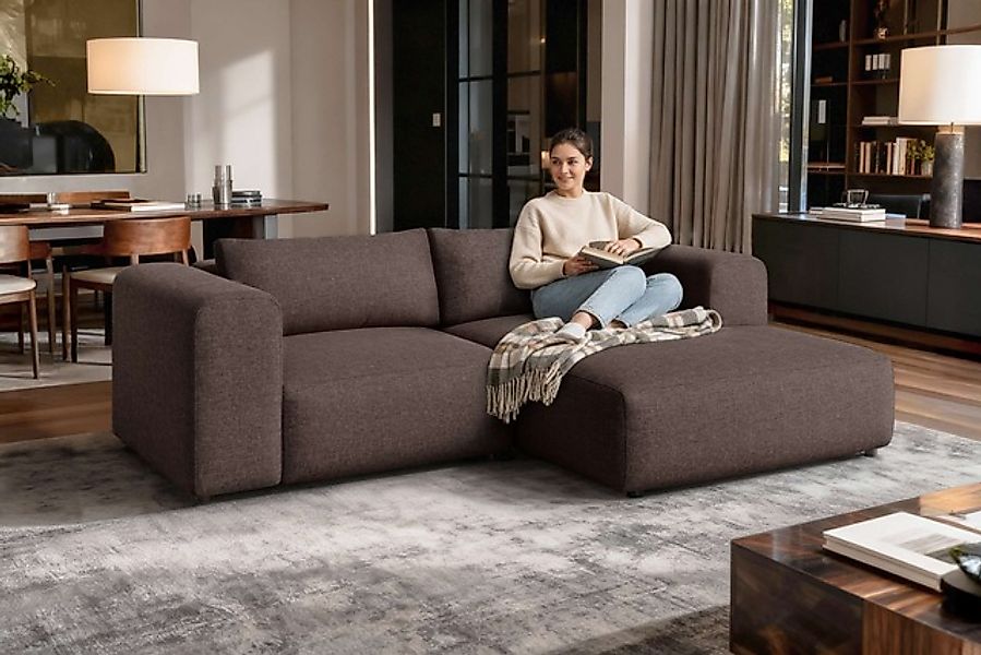 OTTO home Ecksofa »TIARRA Design-Sofa mit Ottomane recht/links bestellbar, günstig online kaufen