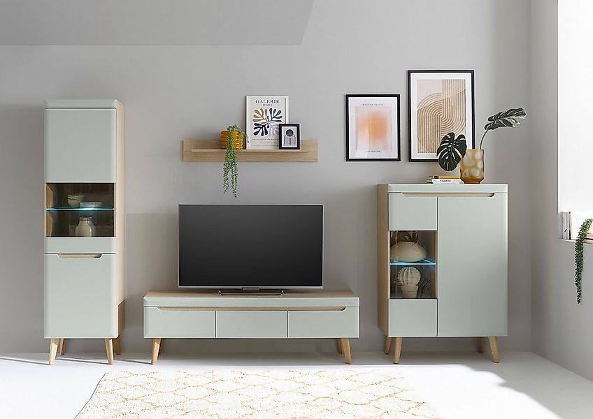 INOSIGN Wohnwand Torge, Anbauwand, Schrankwand, Mediawand, Wohnzimmer-Set, günstig online kaufen