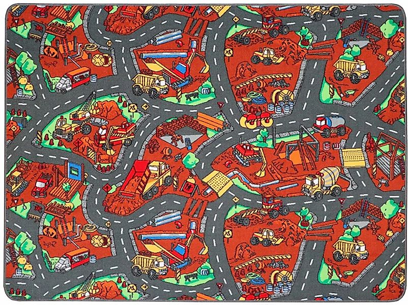 Primaflor-Ideen in Textil Kinderteppich »BAUSTELLE, Made in Belgium«, recht günstig online kaufen