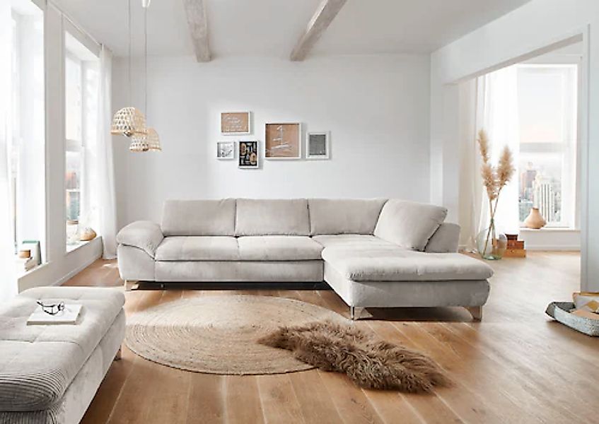 Die PlanBar Ecksofa »MP-IN14007 L-Form« wahlweise mit Bettfunktion und vers günstig online kaufen