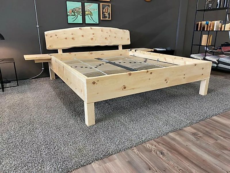 Möbel Specht Massivholzbett Miika Zirbe (naturbelassen, bis 300x220cm Liege günstig online kaufen