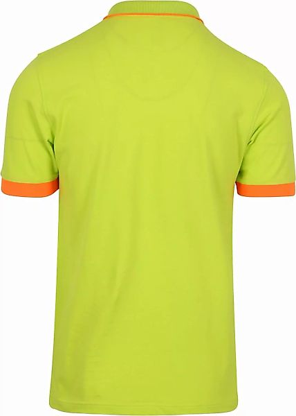 Sun68 Poloshirt Small Stripe Neon Grün - Größe XL günstig online kaufen