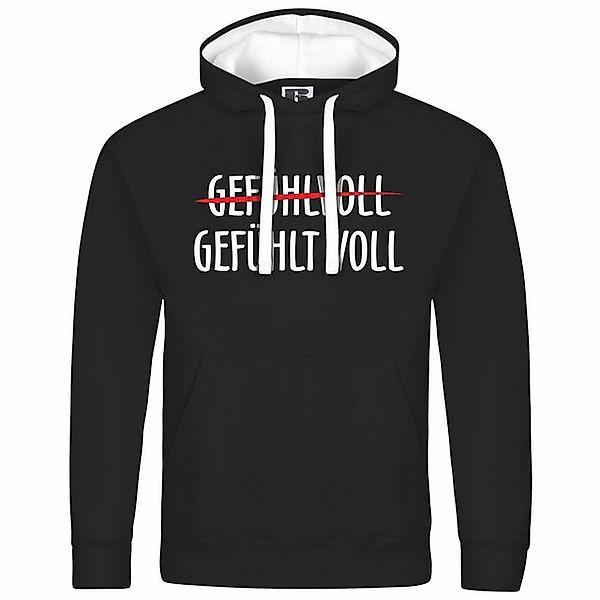 deinshirt Kapuzenpullover Herren Kapuzenpullover Gefühlt Voll Mit Print Mot günstig online kaufen