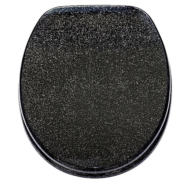 Sanilo WC-Sitz Glitzer Schwarz, mit Absenkautomatik, hochwertig & modern, u günstig online kaufen