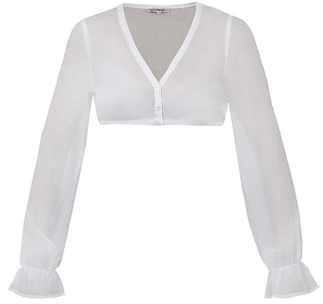 MarJo Dirndlbluse Dirndlbluse Arnstein Langarm weiß günstig online kaufen