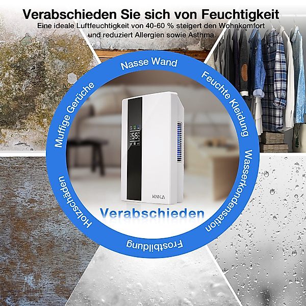 KNKA Luftentfeuchter Raumentfeuchter,Kontinuierliche Entwässerung, für 30 günstig online kaufen