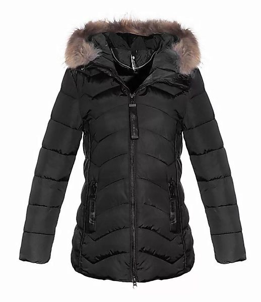CLEO STYLE Winterjacke Jacke 1569 Schwarz 2XL günstig online kaufen