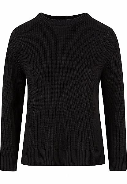URBAN CLASSICS Rundhalspullover "Urban Classics Damen Ladies Rib Knit Sweat günstig online kaufen