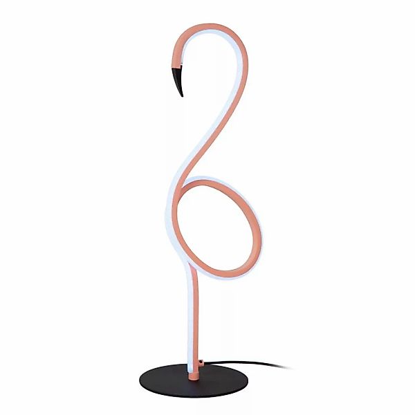 LED Tischleuchte RGB Flamingo in Rosa und Schwarz 5,5W 195lm günstig online kaufen