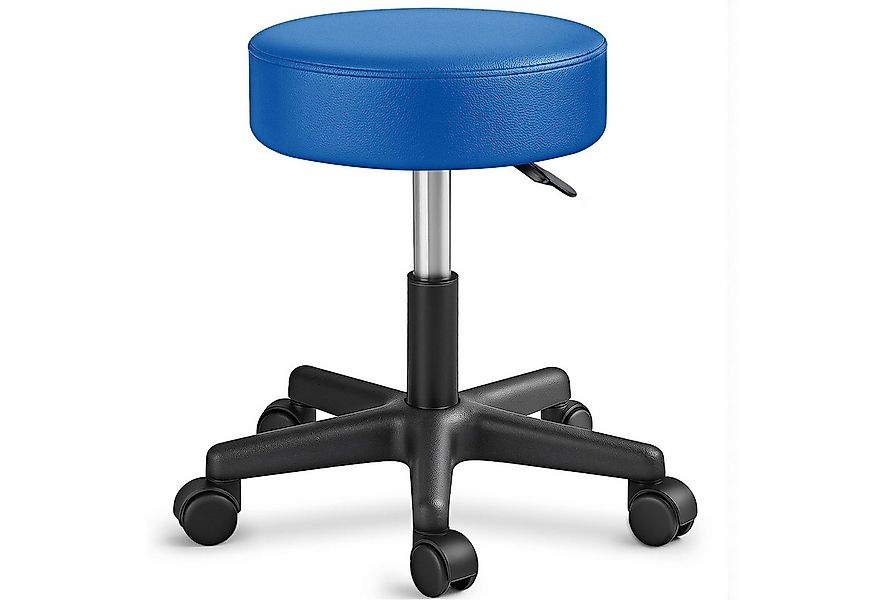 TRESKO Drehhocker Rollhocker höhenverstellbar, 10 cm Dicke Polsterung, Arbe günstig online kaufen