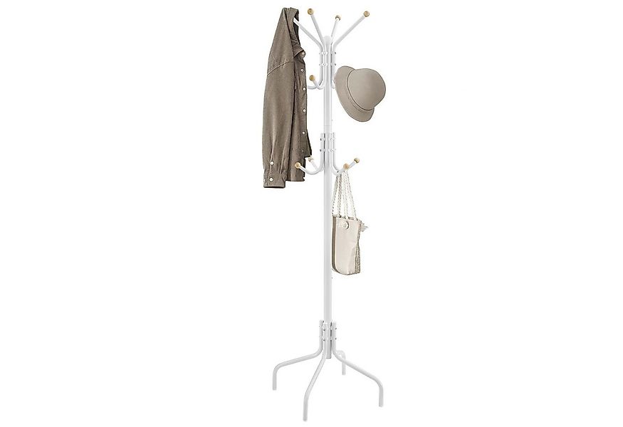 SONGMICS Garderobenständer Kleiderständer, aus Metall, 55 x 55 x 180 cm günstig online kaufen