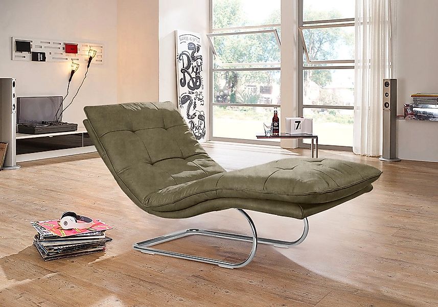 W.SCHILLIG Relaxliege »daily dreams«, in Waffelkissen-Optik, wahlweise mit günstig online kaufen