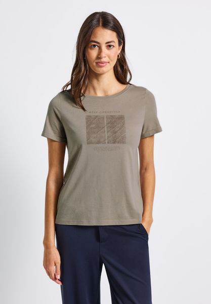 STREET ONE T-Shirt aus Baumwolle mit günstig online kaufen