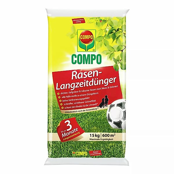 Compo Rasen-Langzeitdünger 15 kg günstig online kaufen