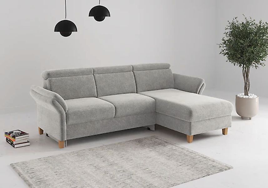 Home affaire Ecksofa »Glendale« inkl. Kopfteilverstellung,wahlweise mit Vor günstig online kaufen