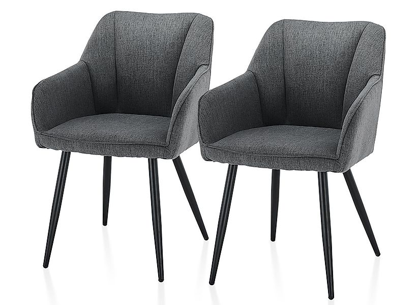 Ofcasa Esszimmerstuhl Polsterstuhl (2er Set), Leinen günstig online kaufen