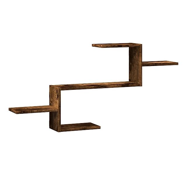 vidaXL Regal Wandregal Räuchereiche 104x15x49 cm Holzwerkstoff, 1-tlg. günstig online kaufen