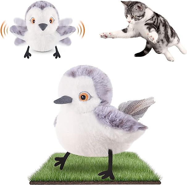 SinLaw Tier-Intelligenzspielzeug Katzenspielzeug Flattervogel, lebensechtes günstig online kaufen