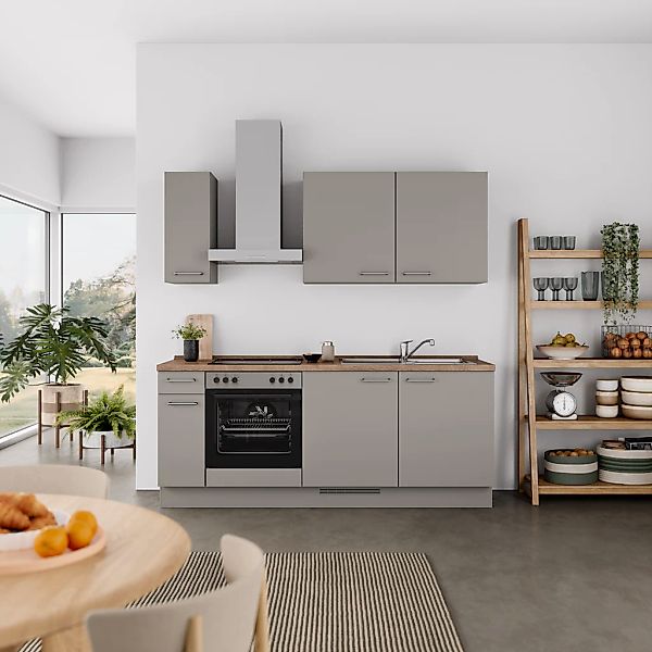 nobilia Küchenzeile ""Laser I", Ausrichtung wählbar, Breite 210 cm" vormont günstig online kaufen