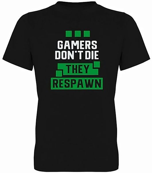 G-graphics T-Shirt Gamer don´t die – they respawn Herren T-Shirt, mit trend günstig online kaufen