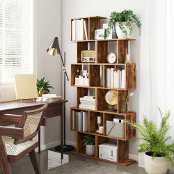 VASAGLE Bücherregal, 6 stöckiges Bücherregal, 24 günstig online kaufen