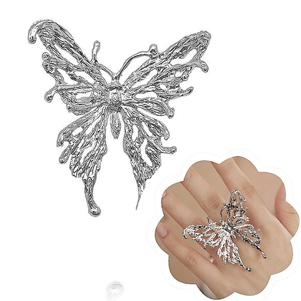 RWEUOQ Fingerring Verstellbare Damenringe, Unregelmäßige Offene günstig online kaufen