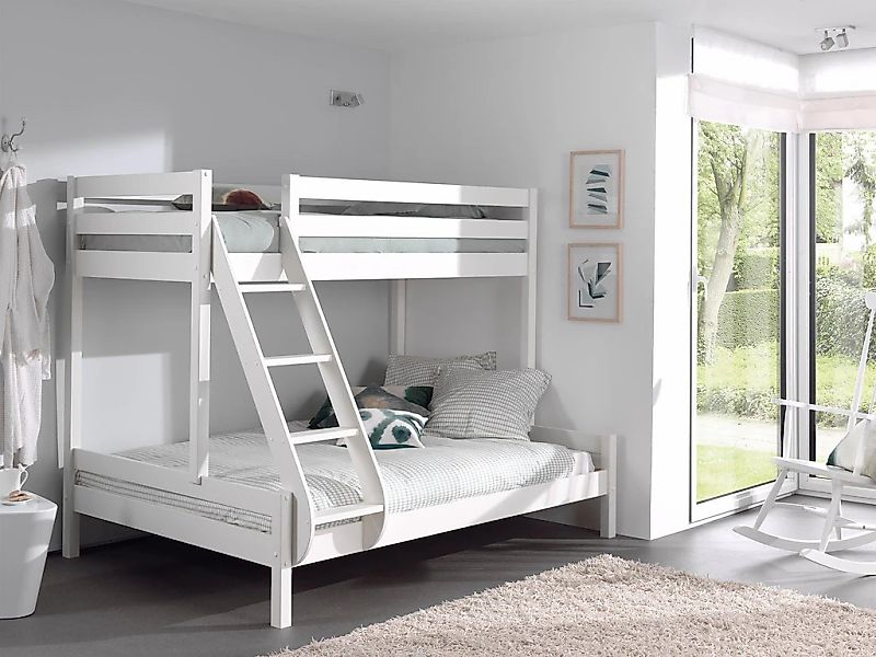 Vipack Etagenbett "Martin, 2 Liegeflächen 140 u. 90/200, Kiefer massiv, Mad günstig online kaufen